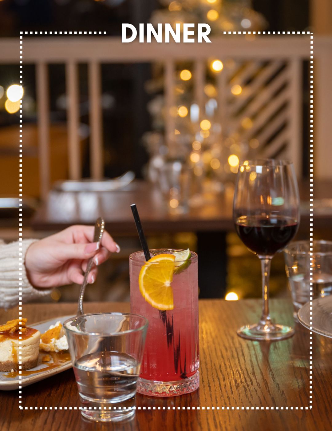 Served 5pm onwards