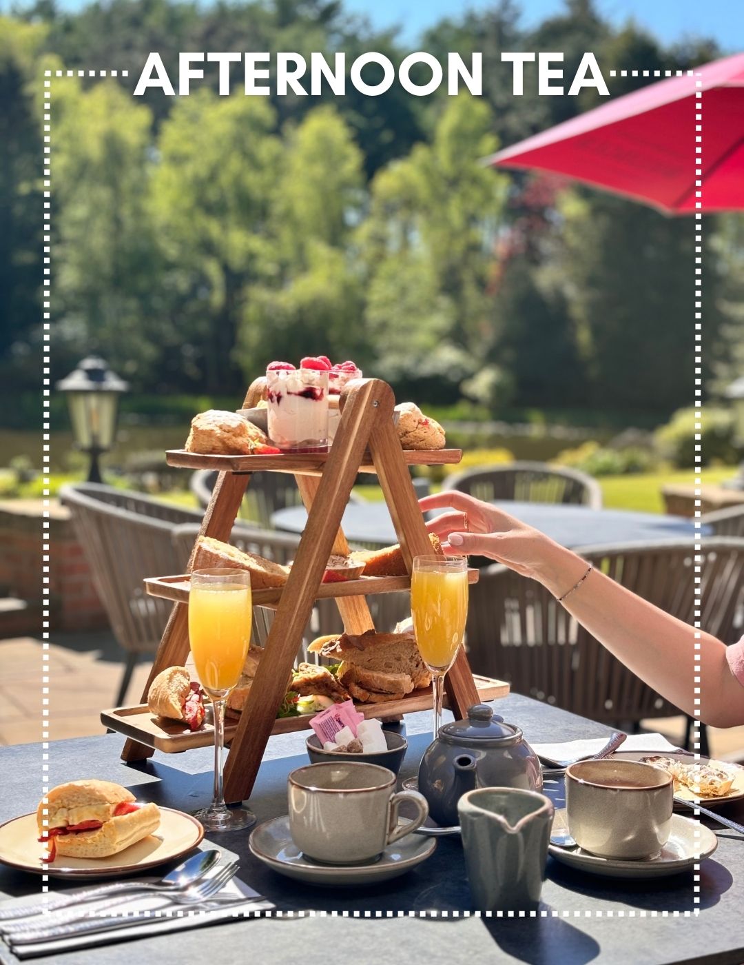 Choose between classic and modern afternoon tea, served 3pm-4pm from Wednesday-Saturday