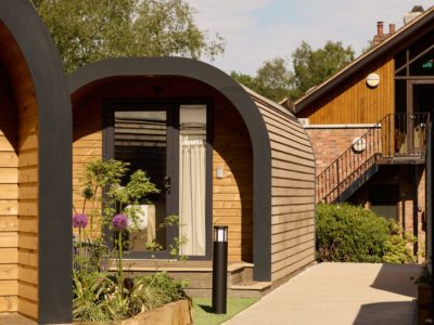 Woodland pod village Woodland pod village