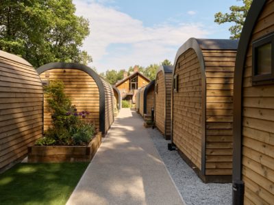 Woodland pod village Woodland pod village