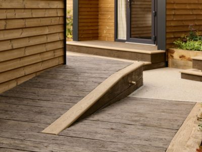 Accessible pod ramp Accessible pod ramp