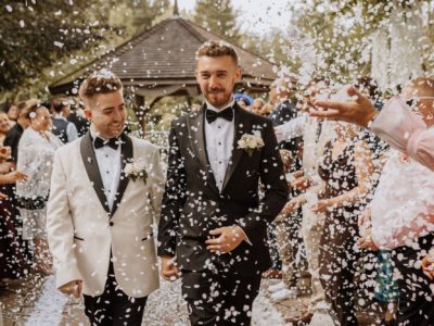 Tom & Conan Weddings at Moddershall Oaks