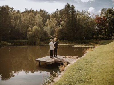 Tom & Conan Weddings at Moddershall Oaks