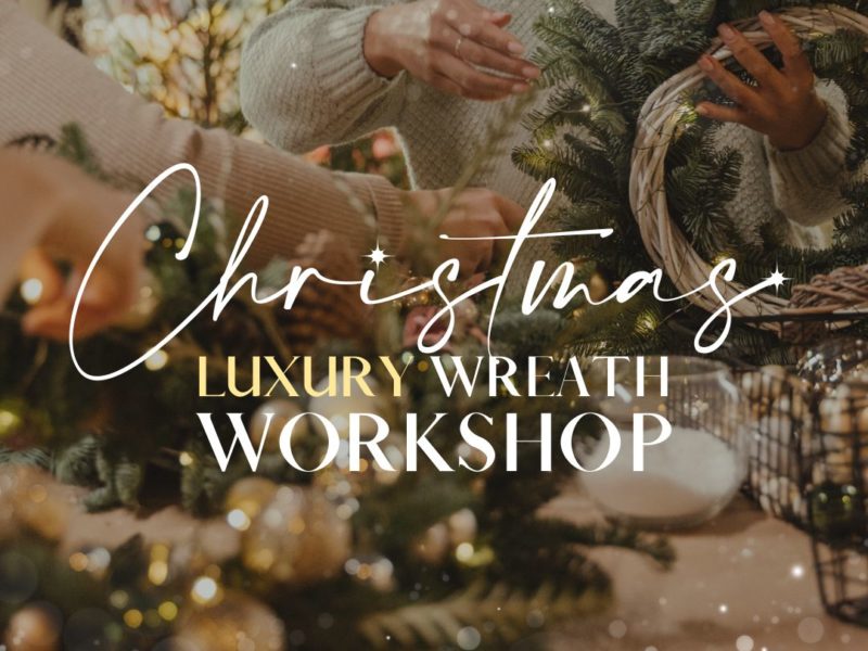 Christmas wreath workshop