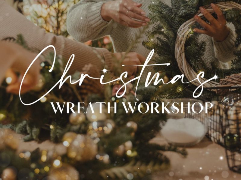 Christmas wreath workshop