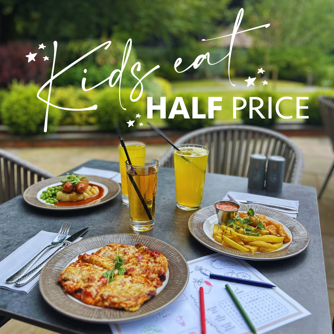 Kids eat half price