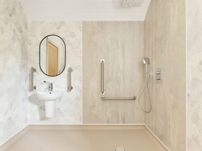 Accessible pod bathroom Accessible pod bathroom