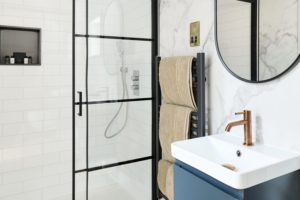 Woodland pod bathroom