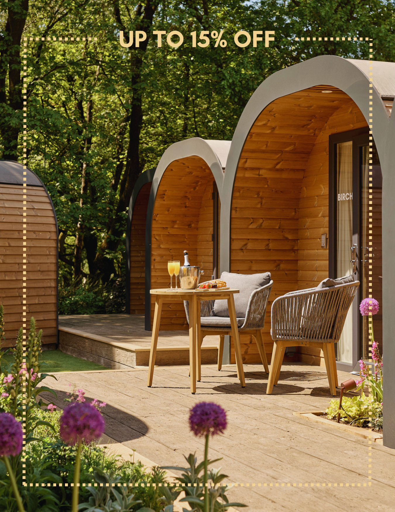 woodland pod stay