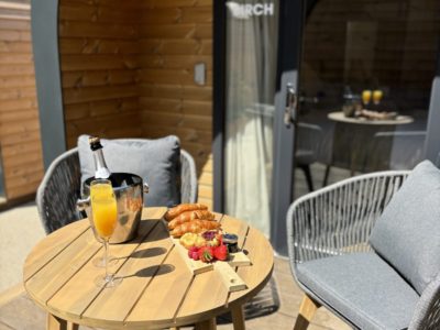 Woodland pod brunch